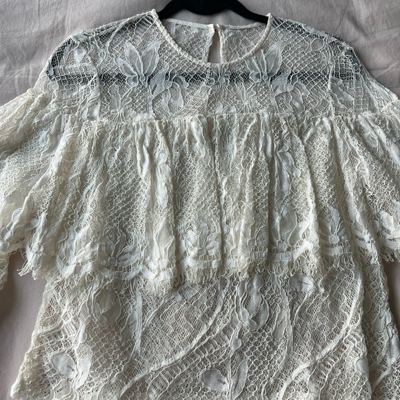 Lacy Ruffled Top - Picture 2 of 4